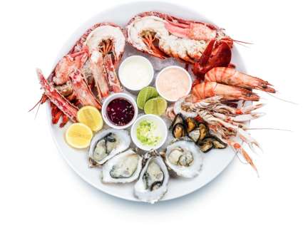 Свіжі краби та лобстери — делікатеси з морського берега!