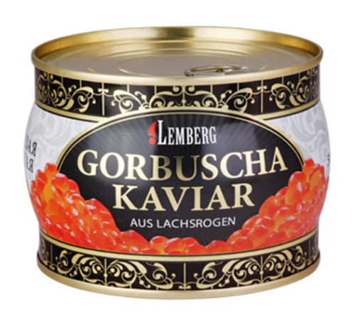 Ікра червона лососова горбуші Lemberg - Лемберг з/б, 500 грамів