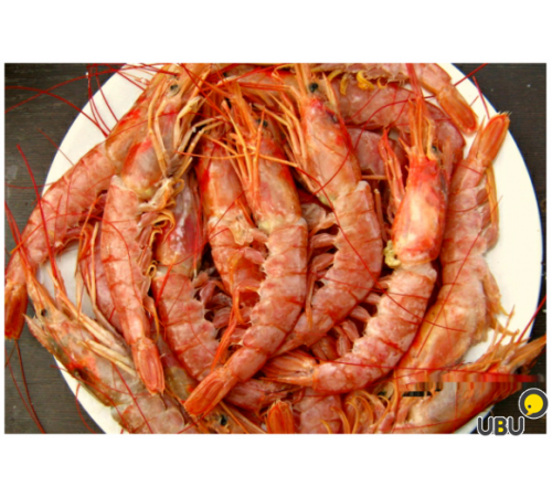 Креветки королевские лангустины с головой, размер L1, 10-20шт/кг (2кг упаковка). Цена за 1кг