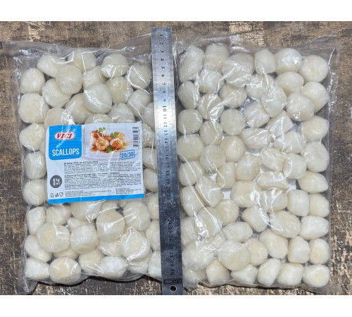 Гребешки (крупные) очищенные, отборные 20/30