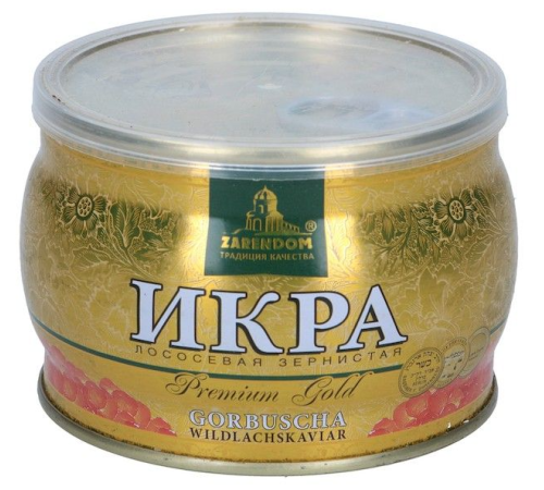 Икра красная горбуши TM Зарендом премиум Голд, 250 грамм, ж/б, Германия