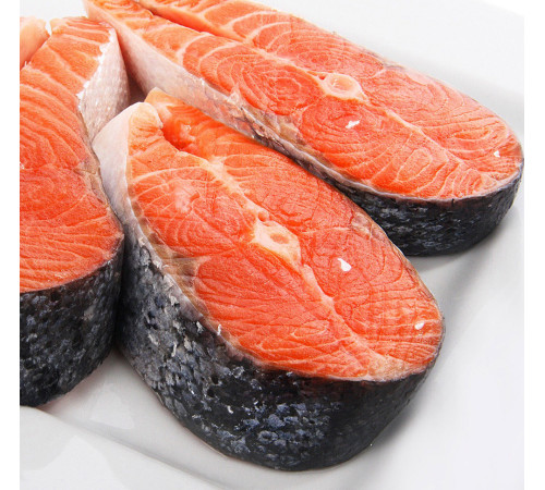 Семга тушка, лосось с/м 4-5-6кг (цена за 1кг), шоковая заморозка, Элитная