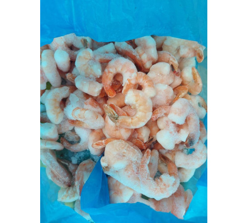 Креветки очищені (ваннамей) 31/40, з хвостом, варені