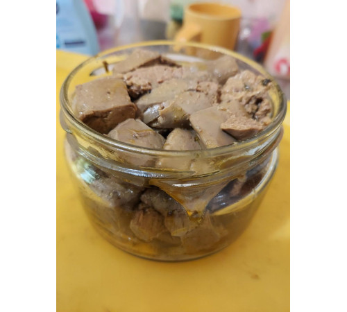 Печінка ската чорноморського зі спеціями (консервована) 500грам
