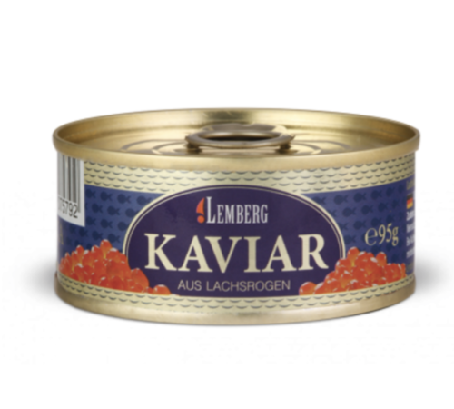 Икра красная горбуши TM Lemberg ALASKA GOLD, 95 грамм