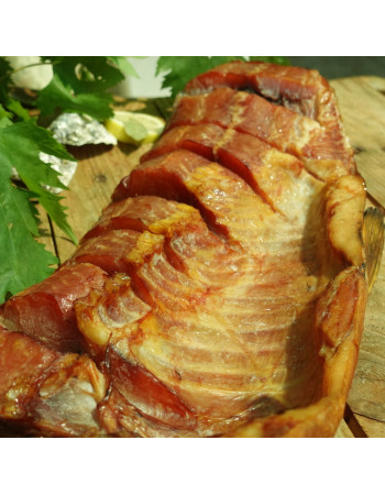 Балик товстолоба холодного копчення  (нарізаємо шматки вакум +- 0,5-0,7кг), ціна за 1кг