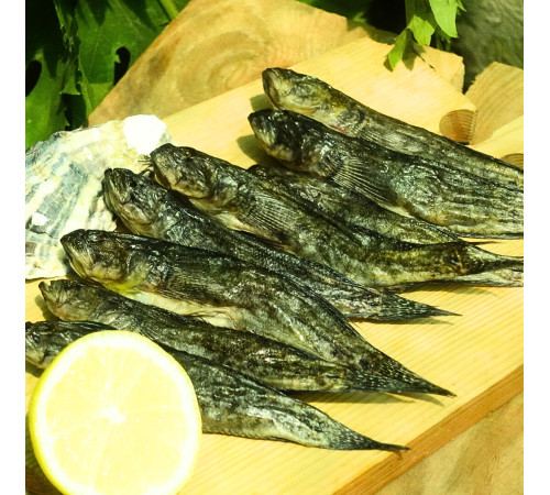 Бичок зеленчак, +-20-40 грам, в'ялений, 10-14см