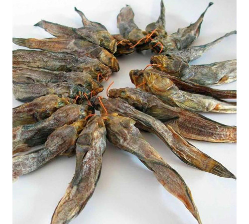 Бичок зеленчак, +-20-40 грам, в'ялений, 10-14см