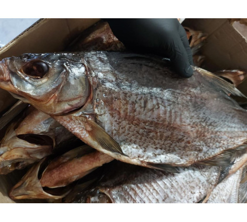 Лещ вяленый икряной, размер 400-600 грамм