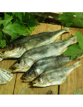 Окунь в'ялений, непатраний, з лускою, розмір 100-700 грам