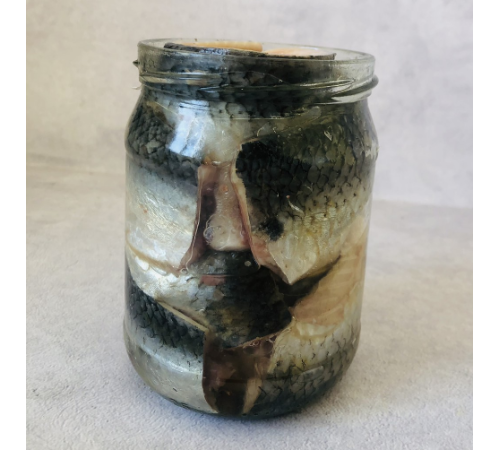 Филе дунайки на шкуре по вилковски (целое), 500 грамм