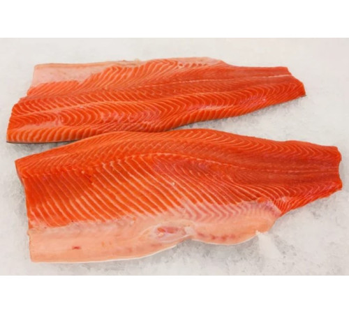 Филе лосося премиум (семга), на шкуре 1,7-2,2 кг/шт (цена за 1кг)