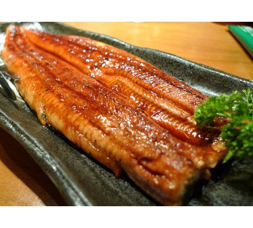 Филе угря жареное в маринаде Unagi, замороженное, (650грамм, 40% соус)