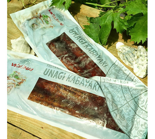 Филе угря жареное в маринаде Unagi, замороженное, (650грамм, 40% соус)