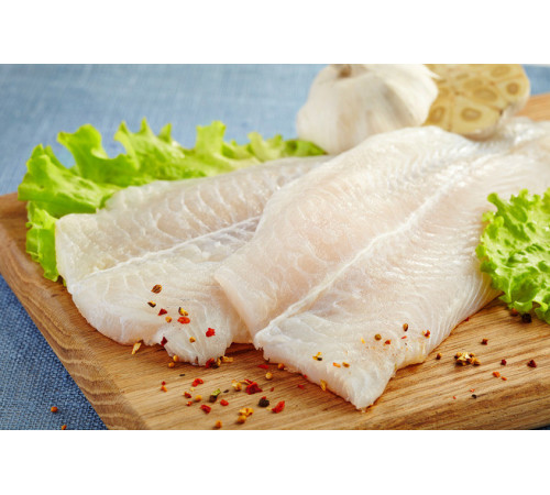 Филе пангасиуса б/ш 500-600грамм+ 10% глазури, цена за 1кг