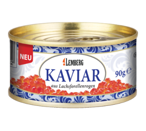 Икра лососевая форели TM Lemberg ж/б 90 грамм