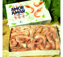 Креветки лангустини без голови, розмір С2, 46-55шт/кг (2кг упаковка). Ціна за 1кг