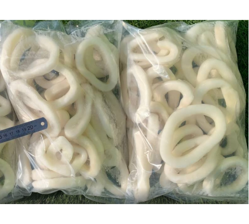 Кальмар кільця 3-9см , свіжоморожені