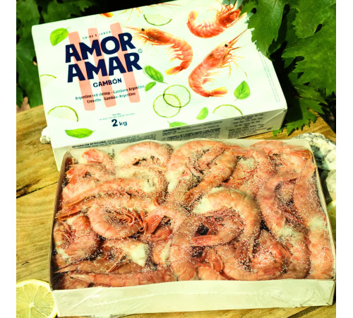 Креветки лангустини королівські без голови, розмір С1, 30-45шт/кг (2кг упаковка). Ціна за 1кг