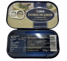 Печень Трески 115 грамм Лемберг, Германия