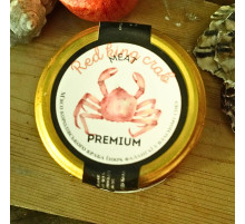 Мясо краба Норвегия, стеклянная банка 250 грамм