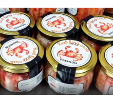 М'ясо краба, Норвегія, скляна банка 250 грам