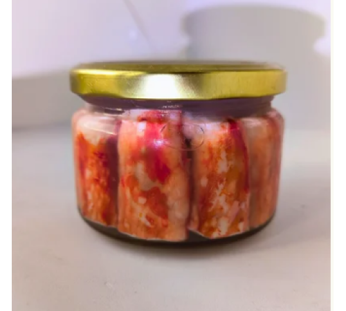 М'ясо краба, Норвегія, скляна банка 250 грам