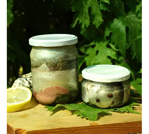 Дунайка, филе на шкуре по вилковски (резаное), 250 грамм