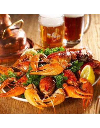 Раки варені великі 0,8кг/уп, швидкого приготування, вареноморожені, 10-15шт/упак