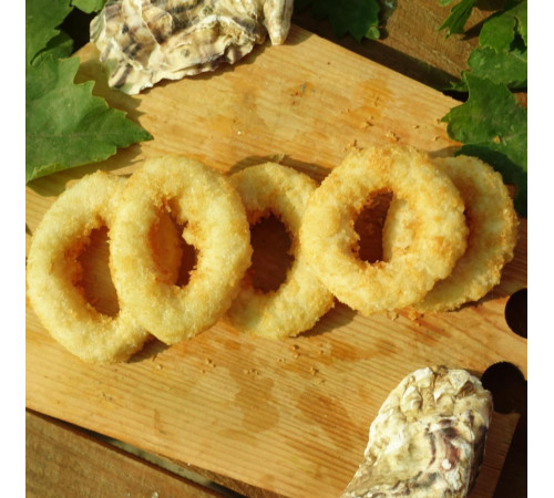 Кальмар кольца в панировке , 1кг