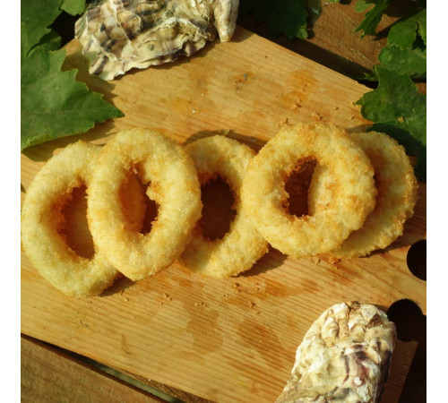 Кальмар кольца в панировке , 1кг