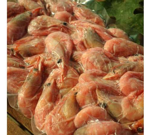 Креветки норвежські варені, 50/70 шт/кг. 7-9см. Без глазурі.