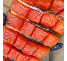 Юкола из лосося вяленая, размер 200 - 400гр/уп (вакуумная упаковка)