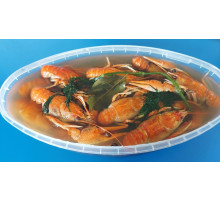 Раки варені морожені 500грам (лодочка) з Вилкове до 17шт/упак